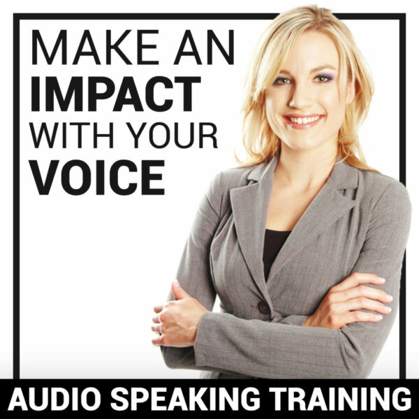 Make an impact with your voice audio course