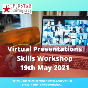 virtual presentation skills workshop 19th May 2021