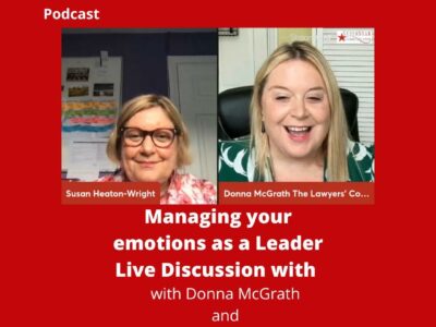 Managing your emotions as a leader SuperStar Communicator podcast